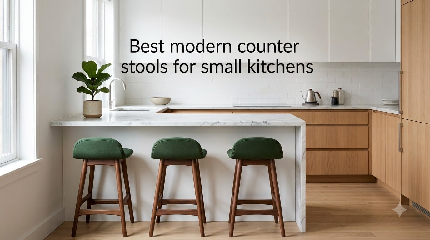 Best modern counter stools for small kitchens
