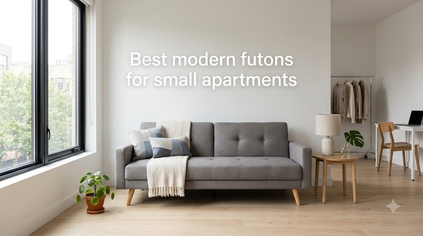 Best modern futons for small apartments
