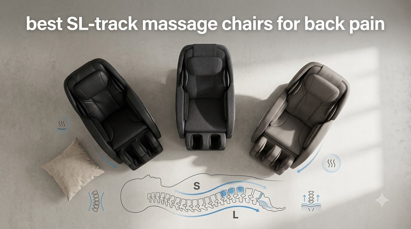 best SL-track massage chairs for back pain